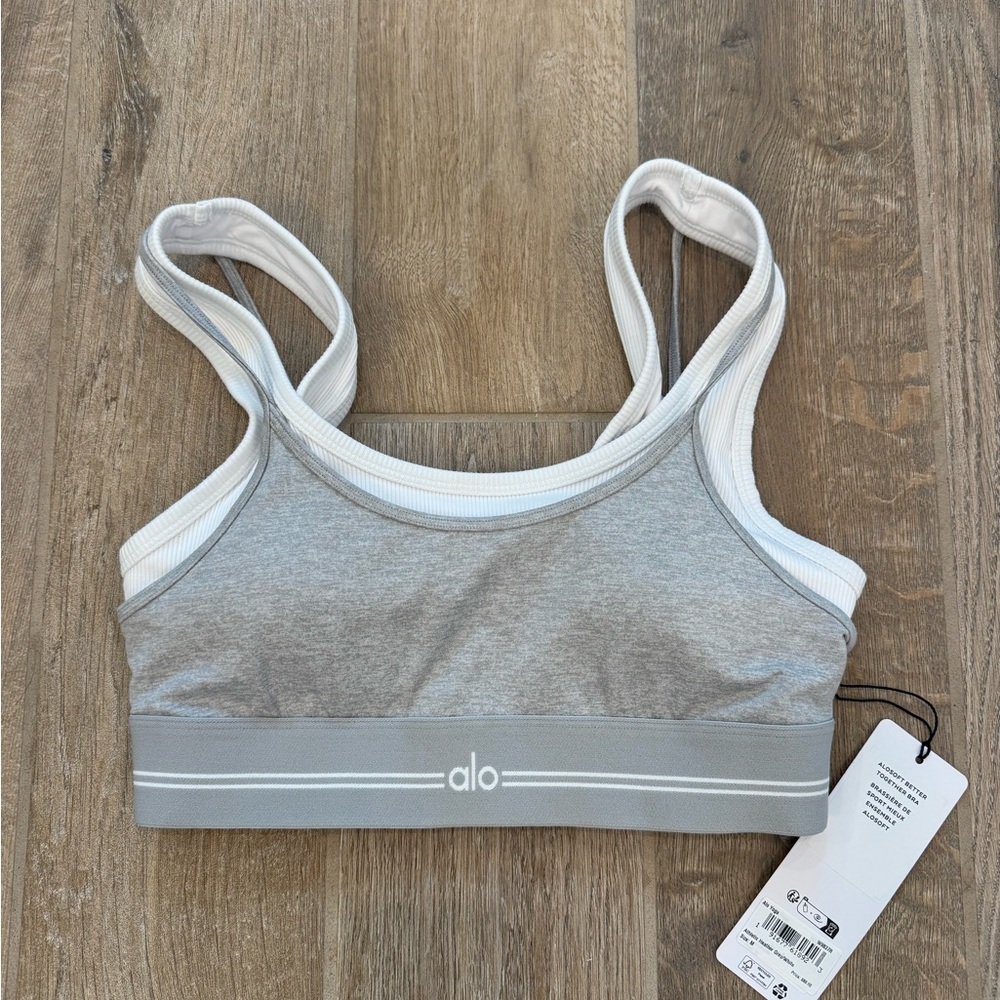 NWT ALO ALOSOFT BETTER TOGETHER BRA